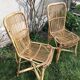 Pair of rattan chairs
