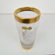 Mid-century glass vase,bohemia crystal,circa 1960's.