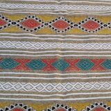Tapis kilim gris multicolor 100x142cm