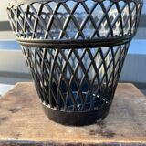 Black plastic pot cover 50s-60s