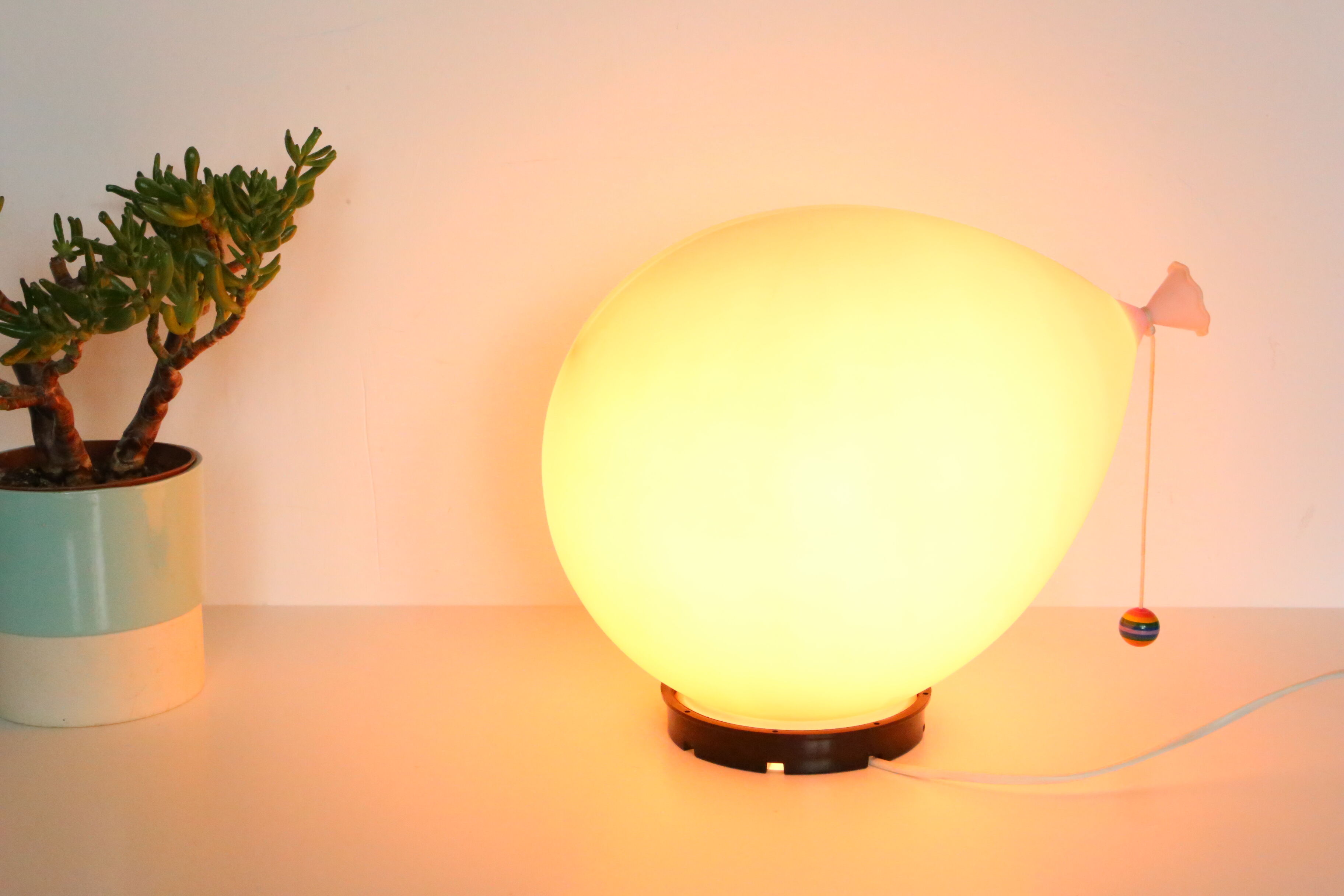 Vintage balloon lamp Bilumen design Yves Christin, 1970