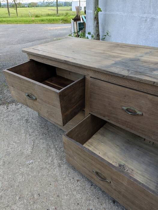 Comptoir de mercerie, meuble de métier, grainetier