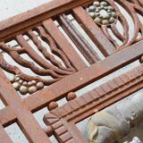 Metal and bronze ironwork entrance door Charles Piguet Lyon 1919