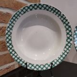 4 Sarreguemines and Digoin Scossais soup plates