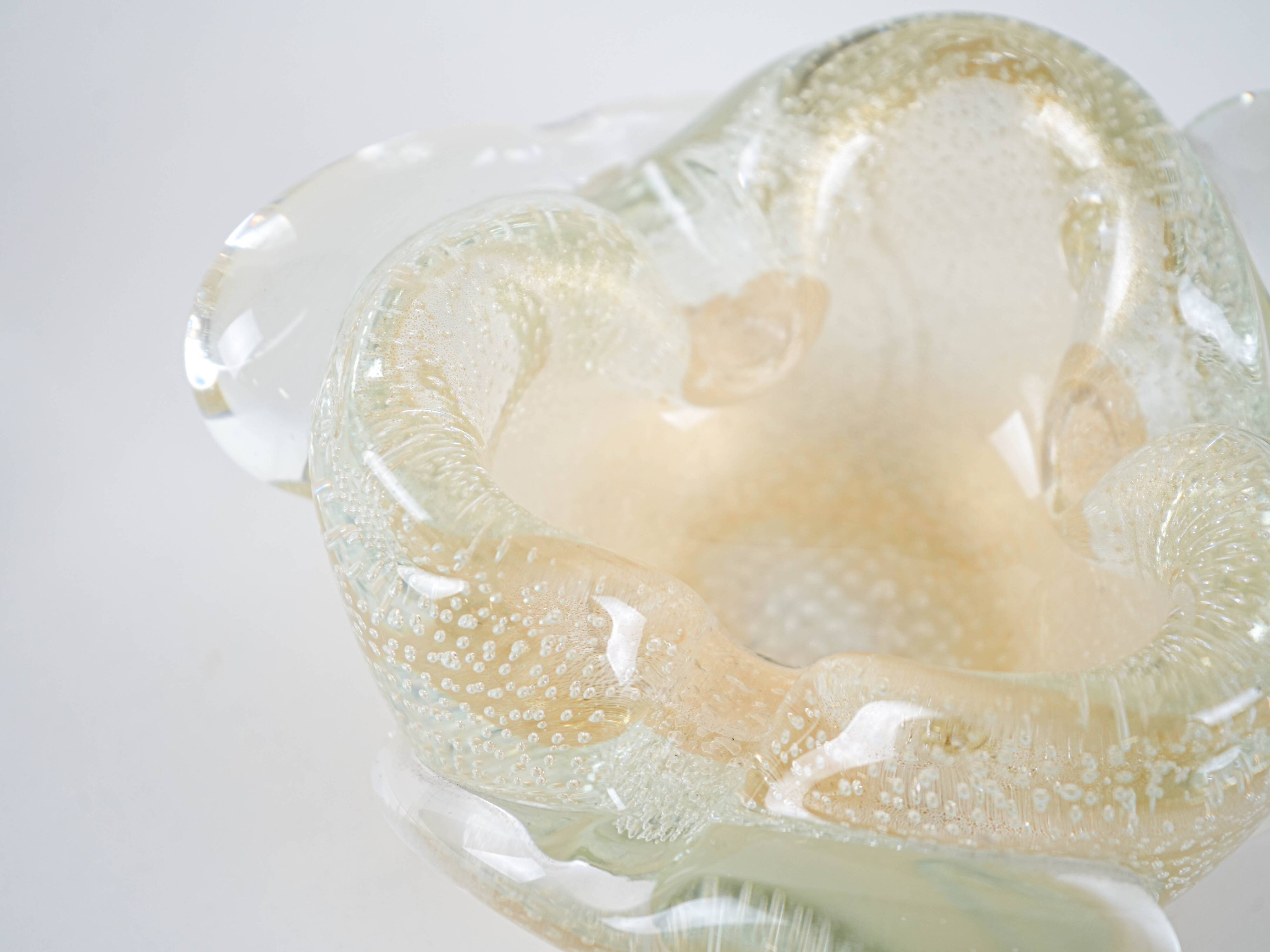 Ashtray, Murano glass, 1960s, made in Italy