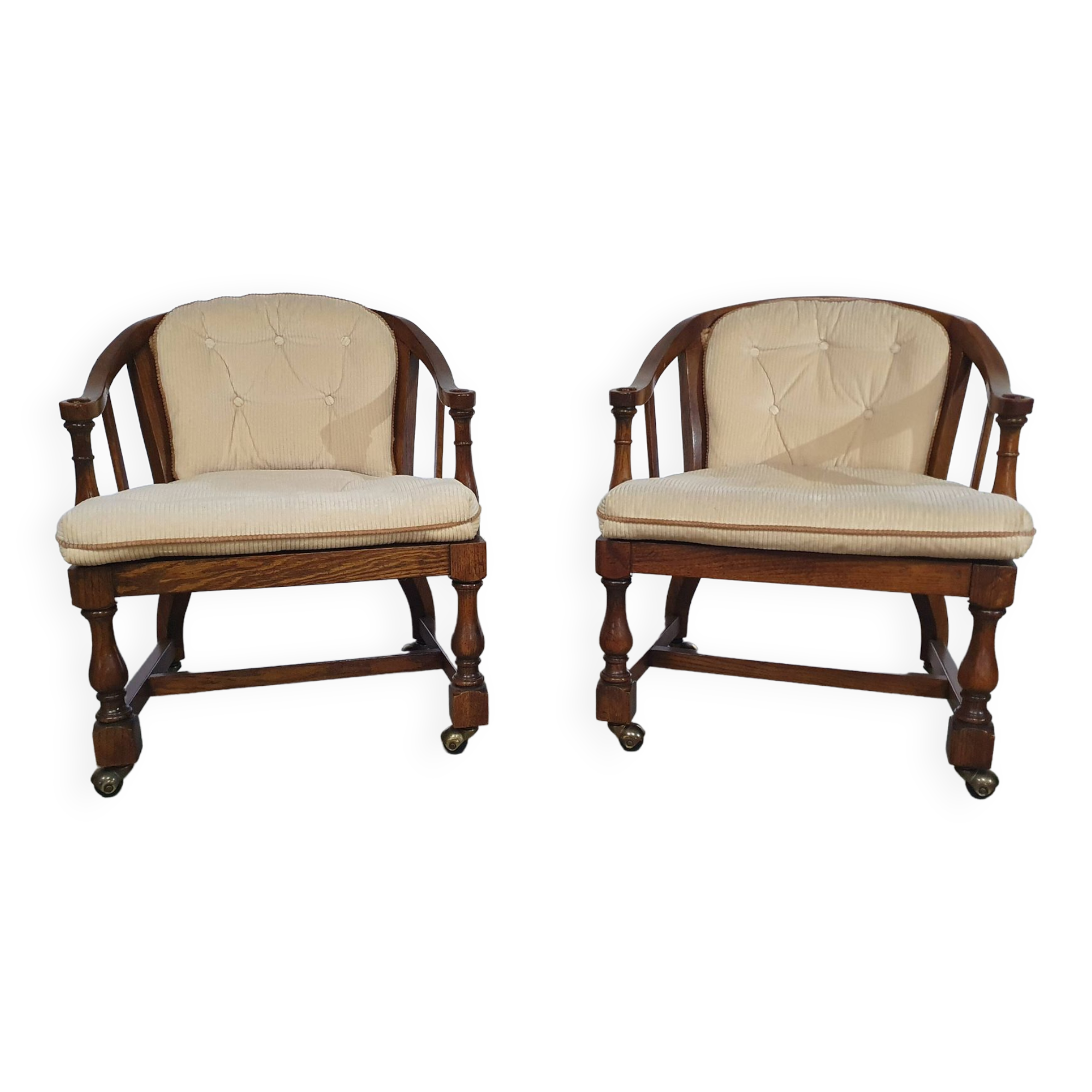 2 x armchairs Drexel Heritage Furnishings Inc. USA By Shirley Bracket.