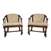 2 x armchairs Drexel Heritage Furnishings Inc. USA By Shirley Bracket.