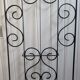 Wrought iron coat and hat rack, 1960s