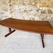Table basse en teck danoise, Johannes Andersen pour CFC Silkeborg, Circa 60's