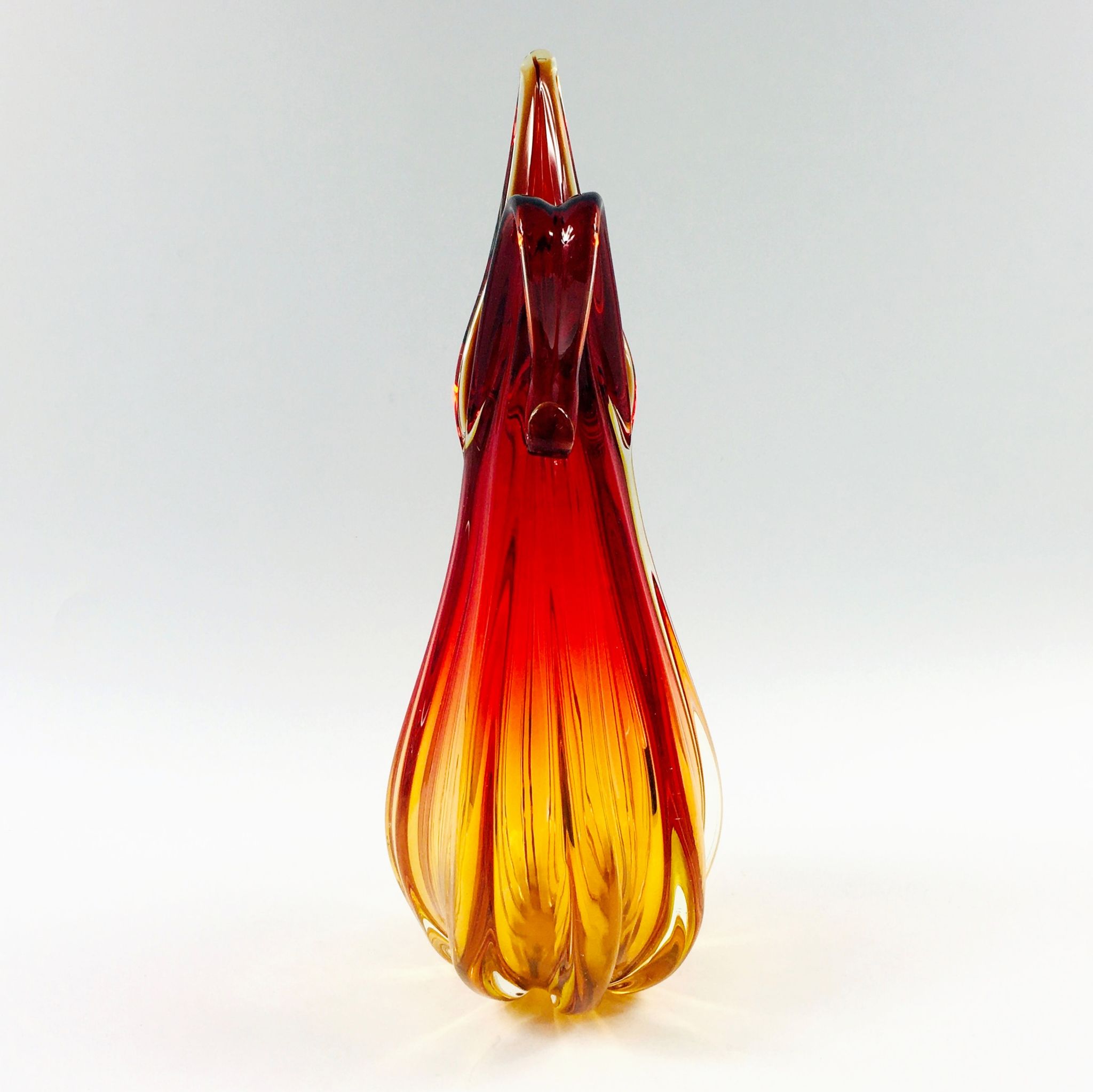 Mid-century murano art glass pitcher, italy, 1960s