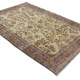 Anatolian handmade vintage rug 282 cm x 193 cm