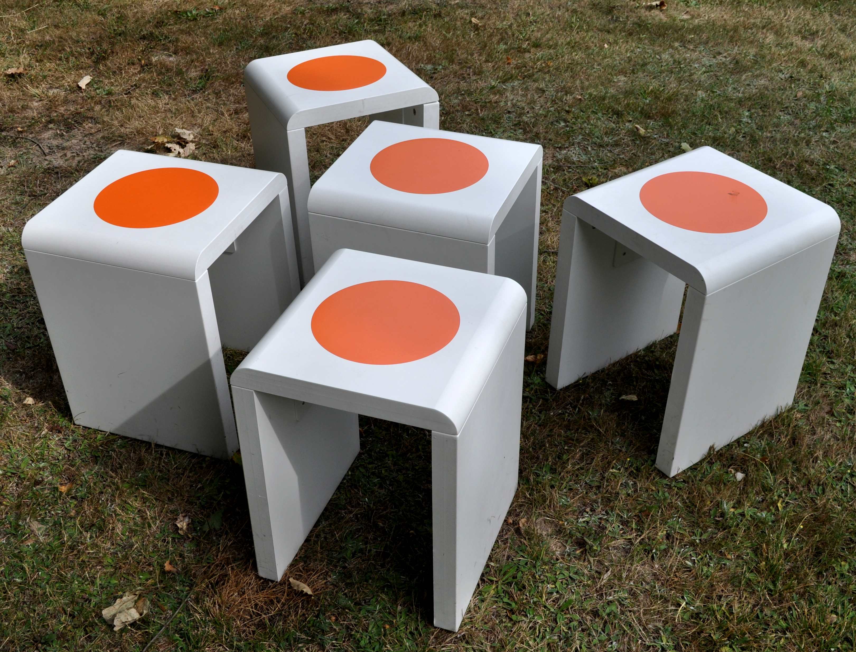 Set of 5 stools Shoemaker