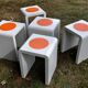 Set of 5 stools Shoemaker