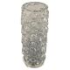 Clear decorative Vase sculpture with spikes, glass vase