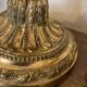 Pair of Louis XVI torch candlesticks in gilded bronze