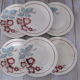 6 Digoin Sarreguemines plate of earthenware
