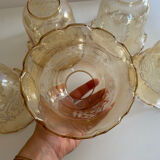 5 Glass Tulip Chandelier