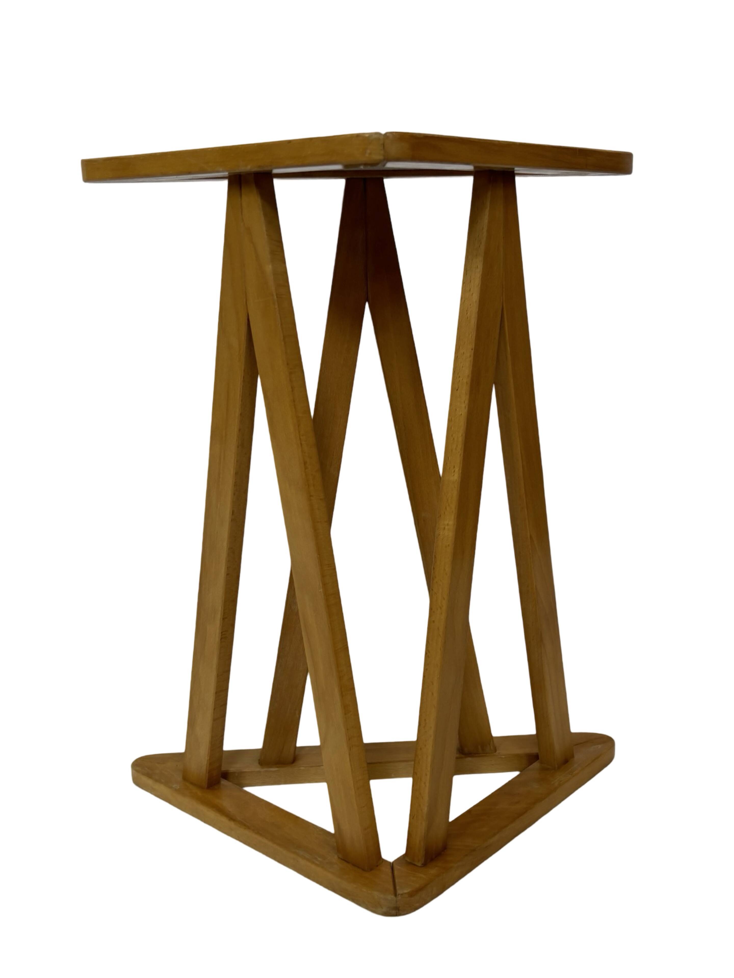 Vintage Side Table Standard 1960s Unique Design