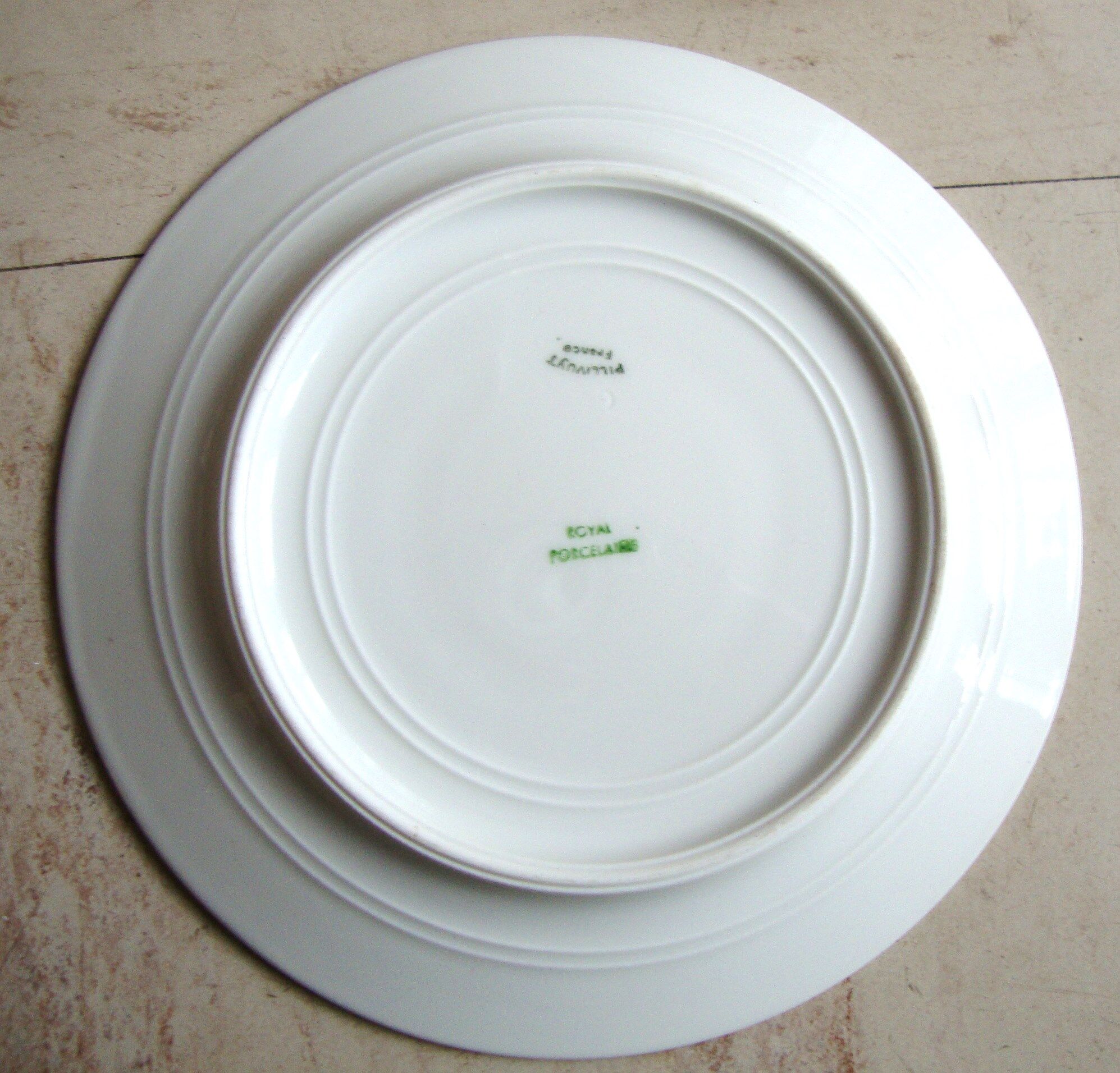 6 Fruit decorated plates Pillivyt France