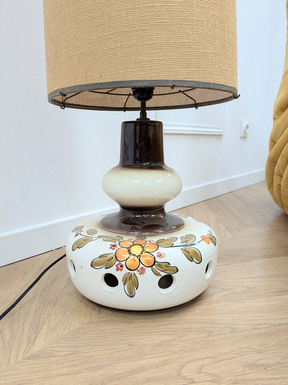 Vintage ceramic lamp from the 60s