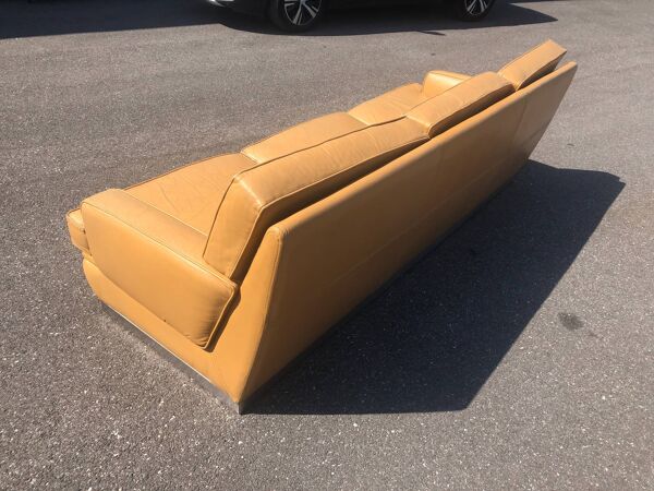 canapé en cuir Roche Bobois 1970