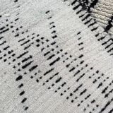 White Berber Beni Ourain wool rug 130x210 cm