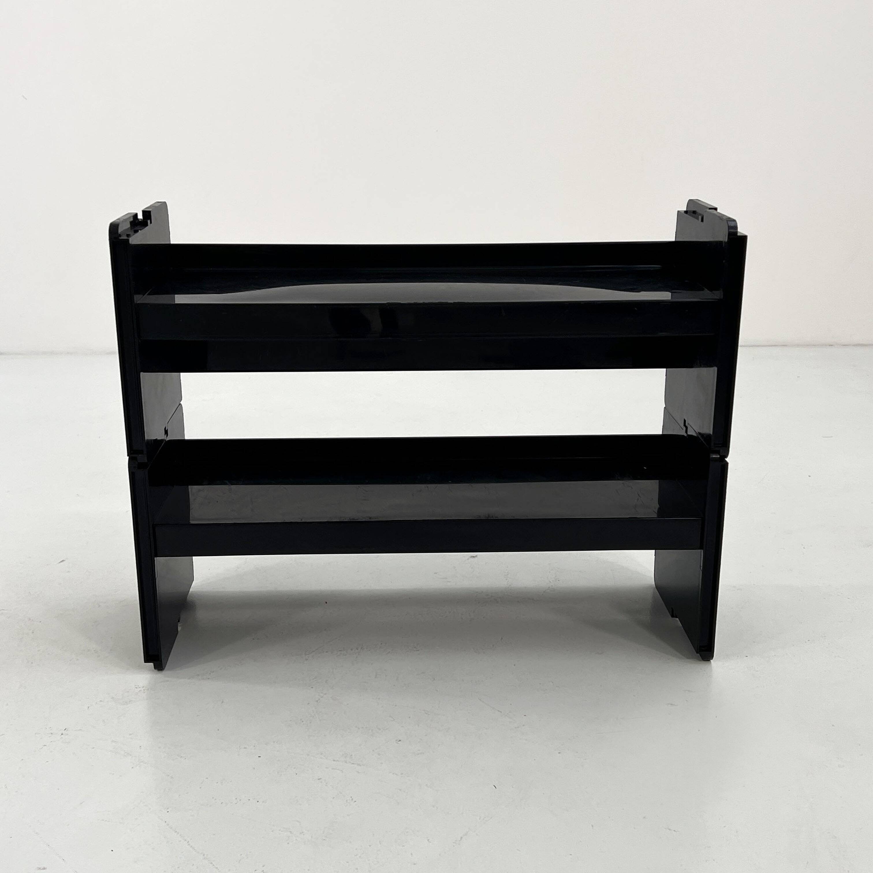 Modular black Jeep shelf by De Pas, D'Urbino & Lomazzi for BBB, 1970