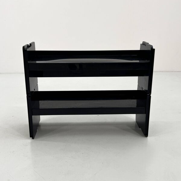 Etagère modulable Jeep noire par De Pas, D'Urbino & Lomazzi pour BBB, 1970