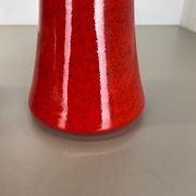Set of 2 Multi-Color Fat Lava Op Art Pottery Vase Made by JASBA Ceramics Germany