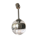 Mirror effect hanging lamp Peill & Putzler design from the 70s