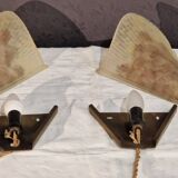 Pair of art deco style wall lights