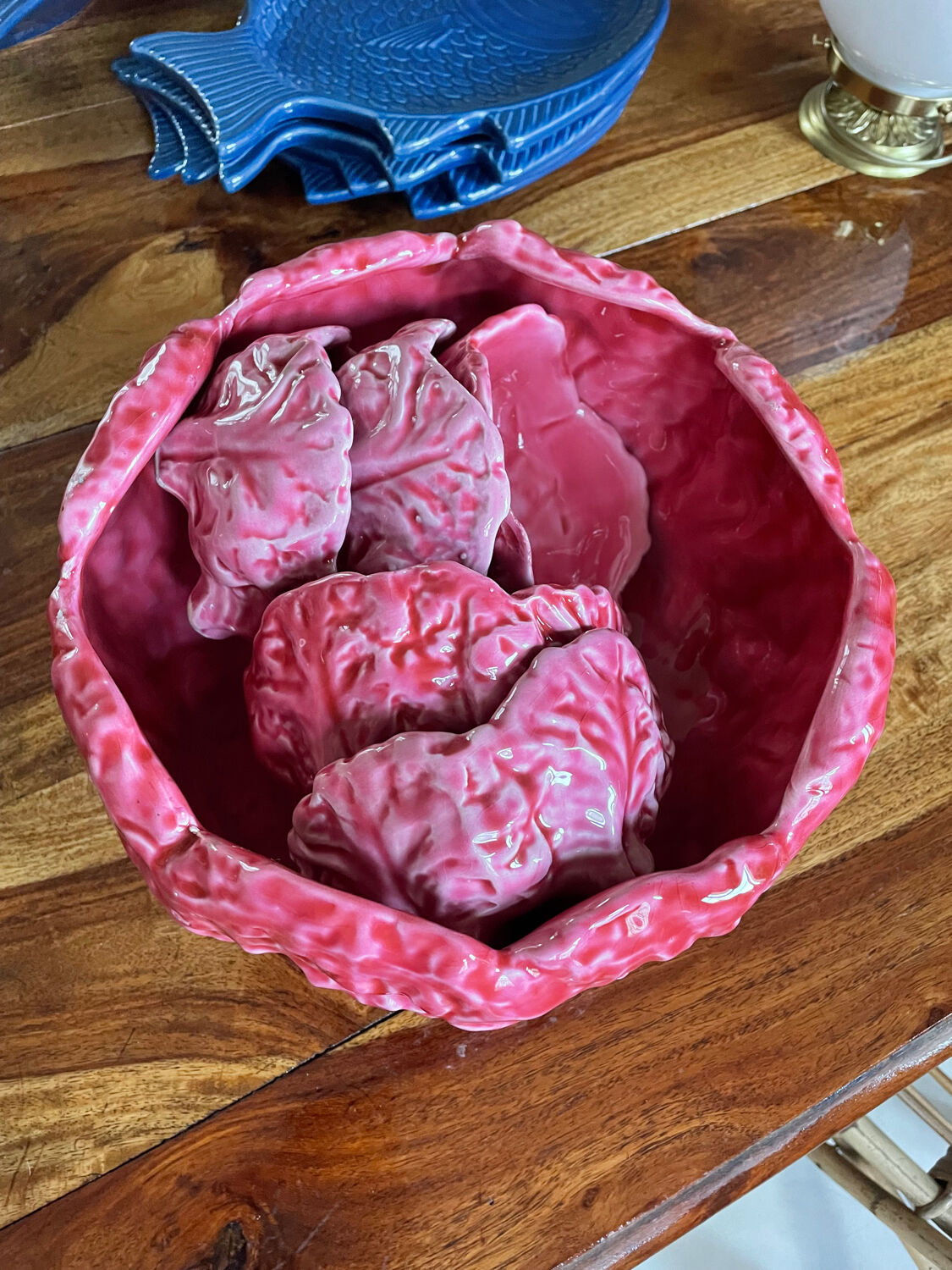 Set of pink cabbage bowls 🥬