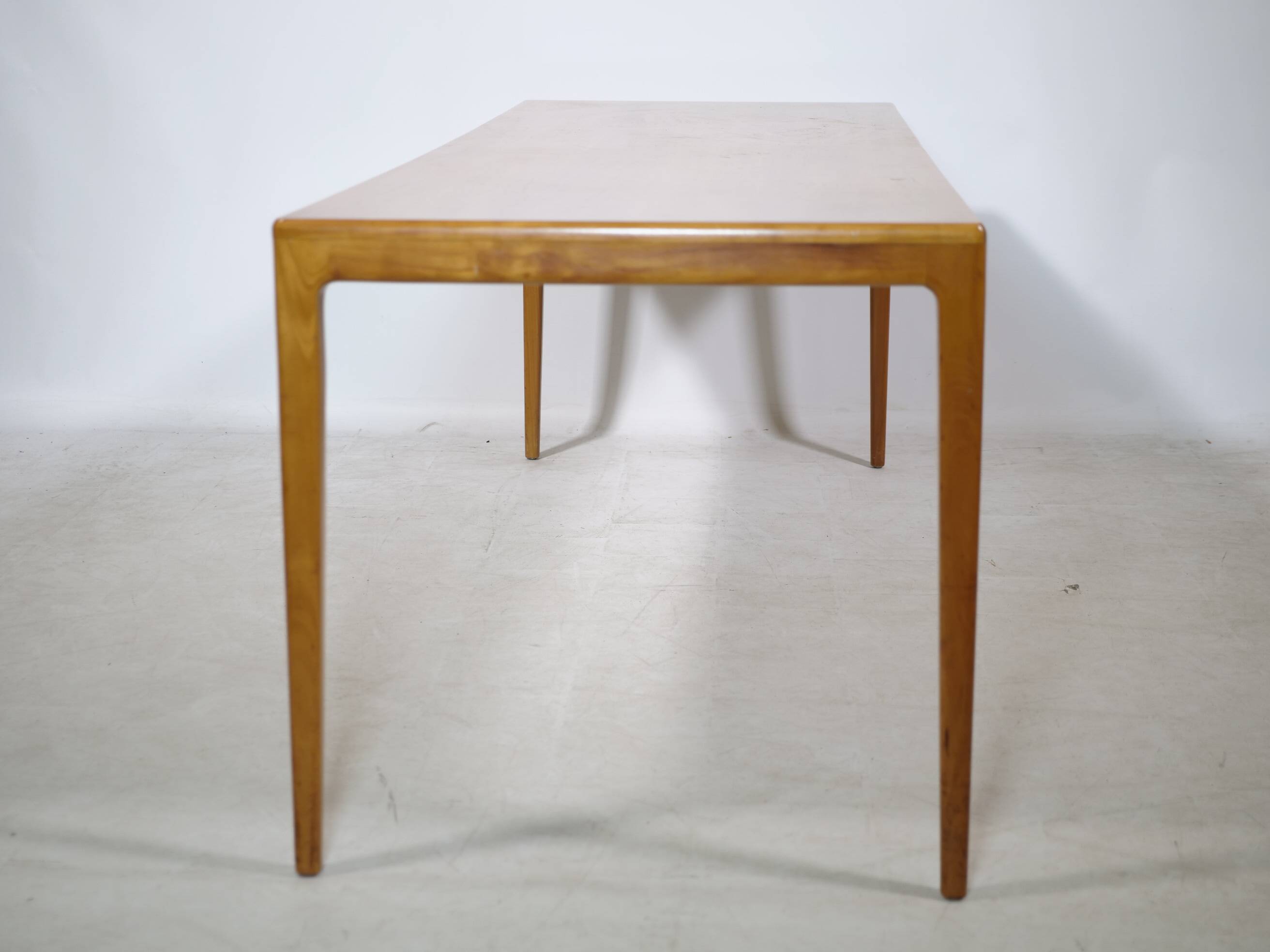 Beech Side Table by Hartmut Lohmeyer for Wilkhahn, 1960s