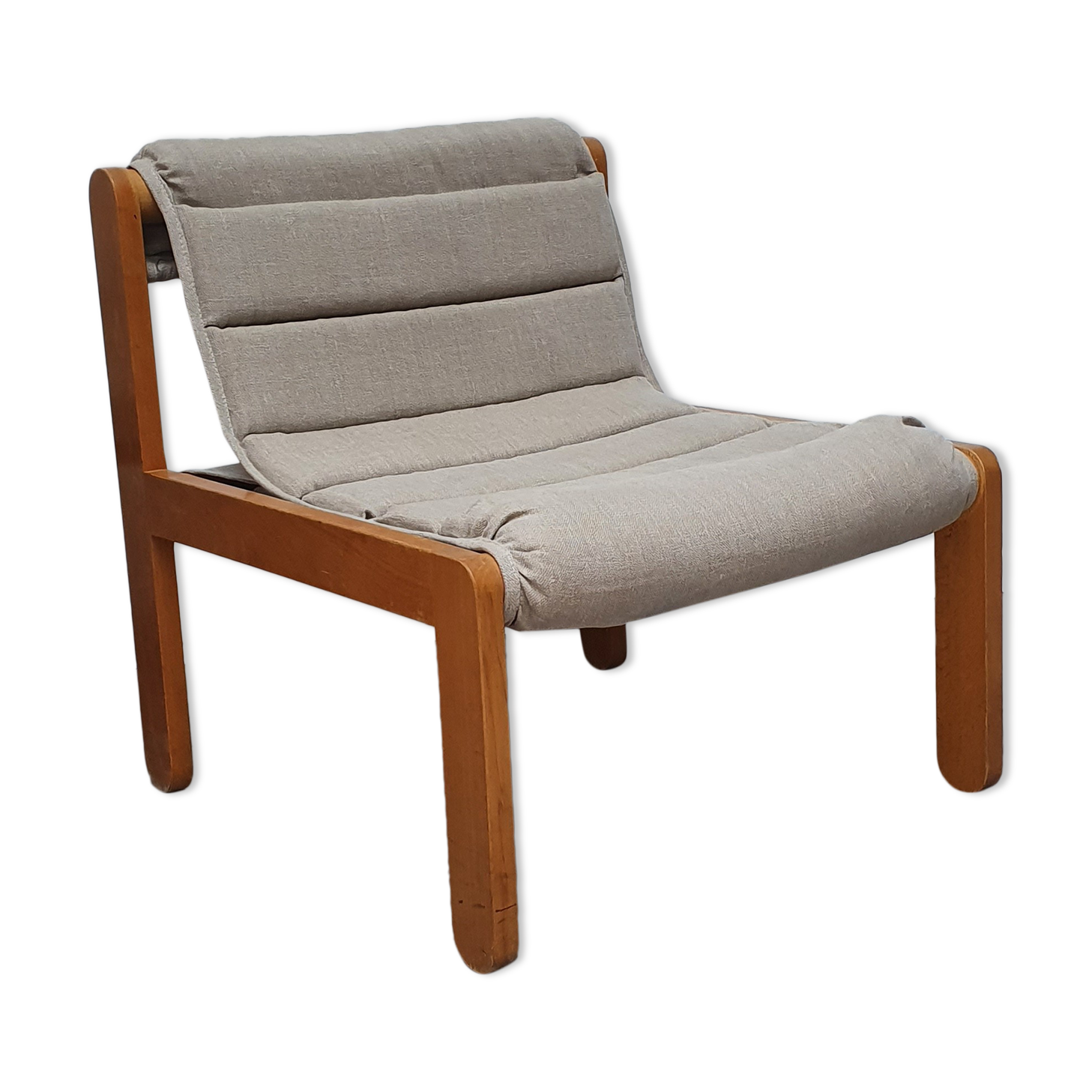 Natural linen chair