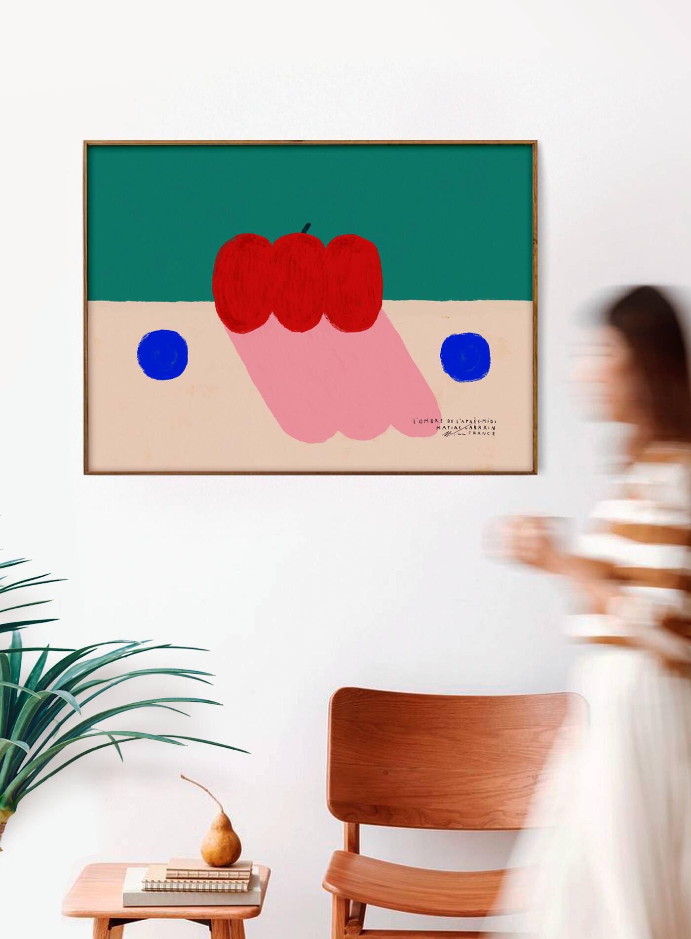 The shadow of the afternoon - wall poster 70x50cm