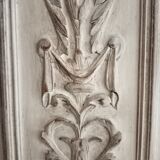 Old patinated door decorative wood room