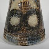 Vase en Grès de Sel, signé J-C. Courjault pour Keraluc Quimper - 1960