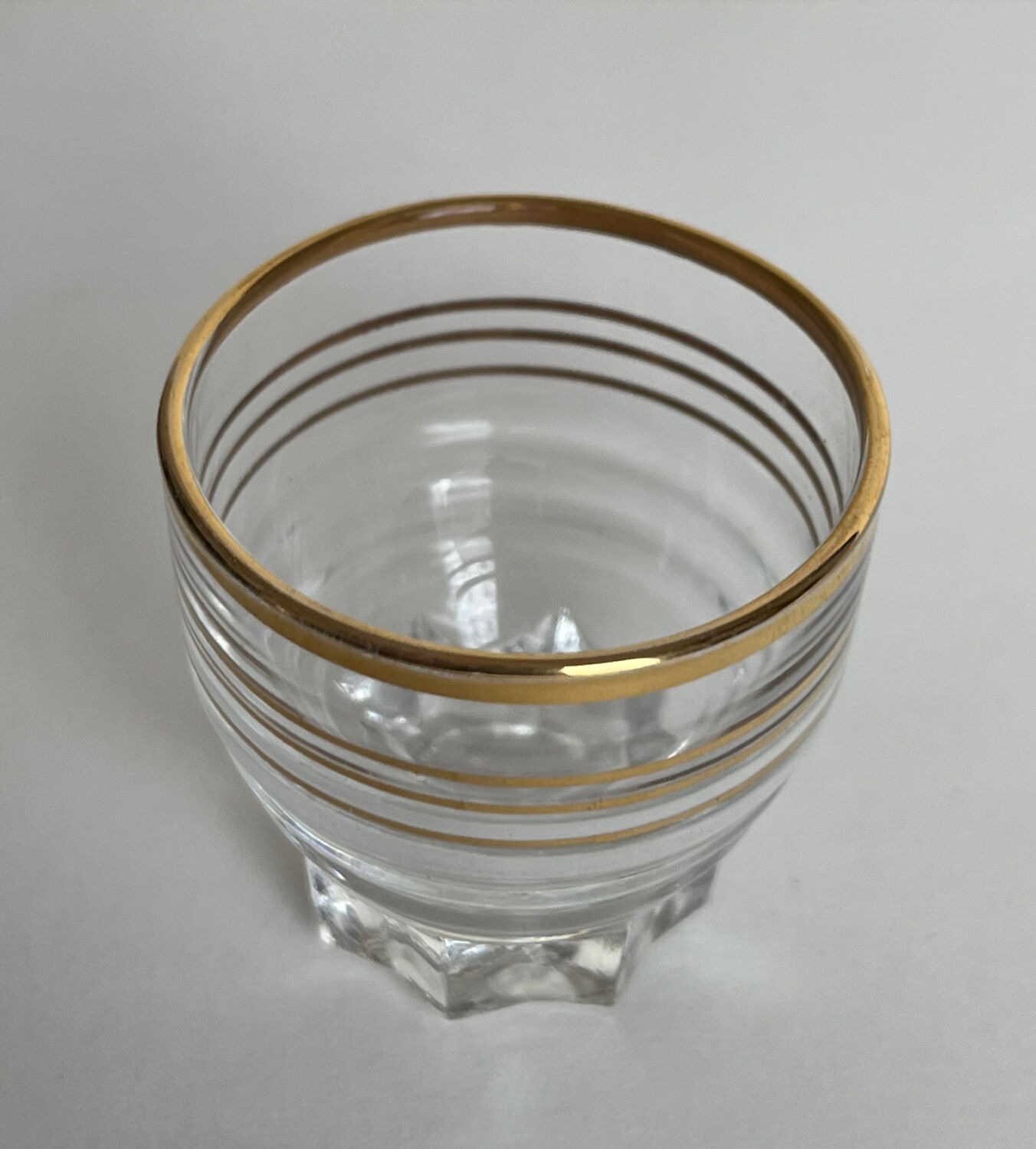 9 vintage shot glasses