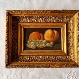 Still Life with Peaches and White Grapes