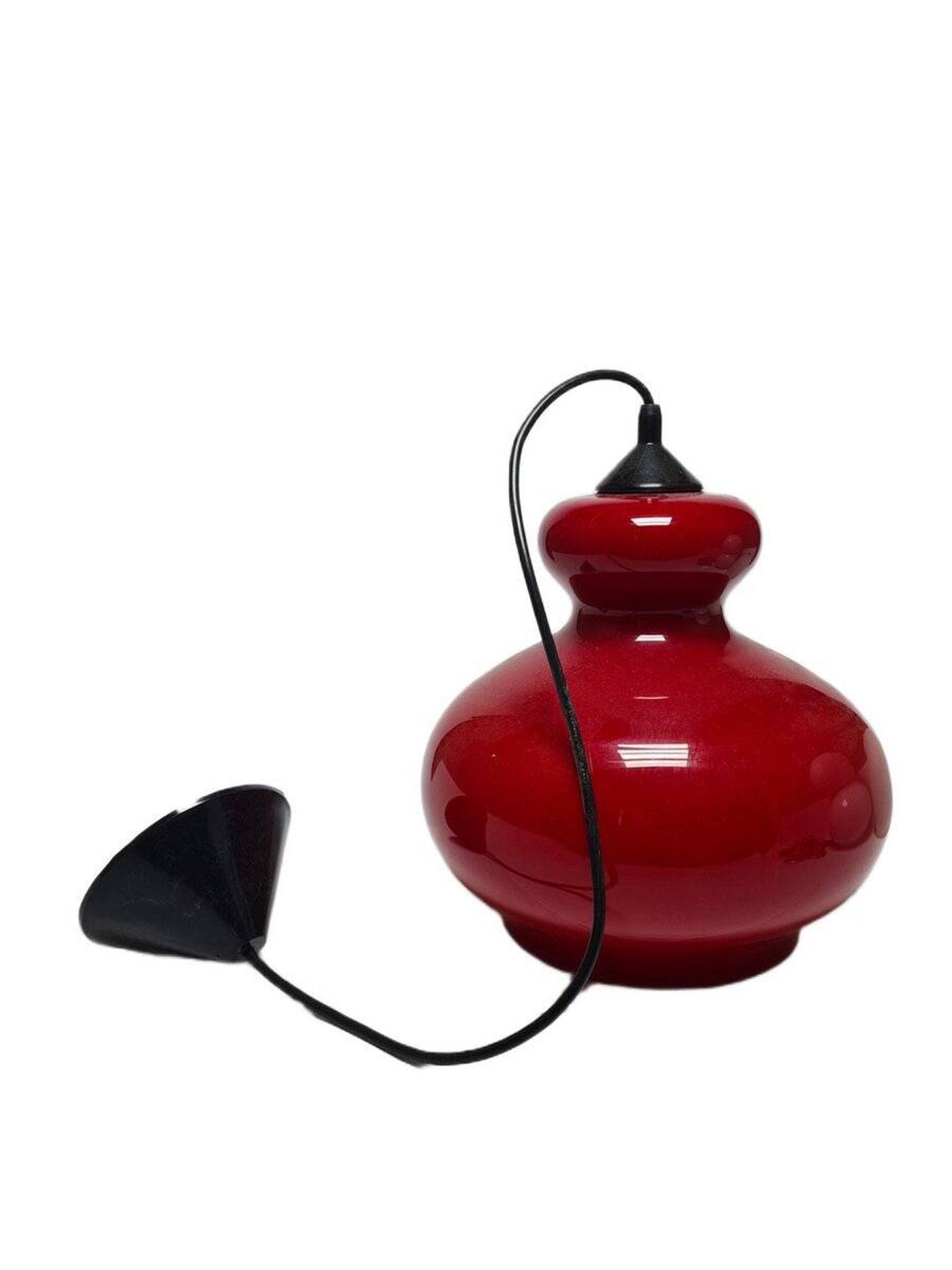 Postmodern pendant lamp by Polam Wieliczka, Poland, 1980s