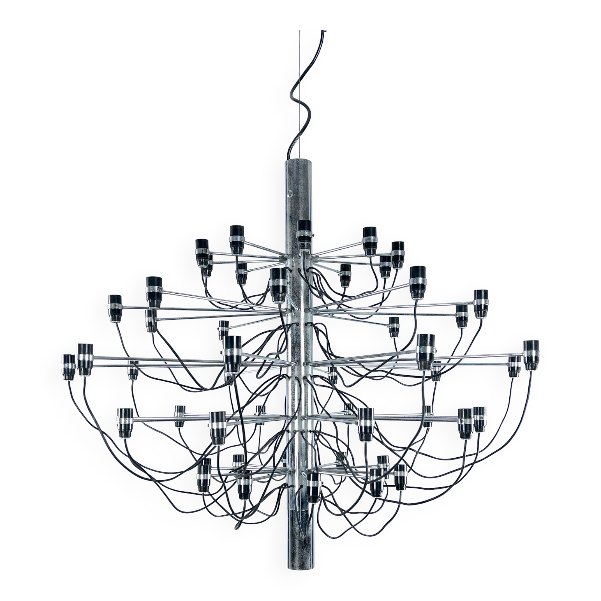 Chandelier 2097 by Gino Sarfatti for Arteluce Italy 1958