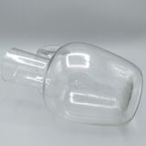 Night carafe engraved 'Good night' and its glass