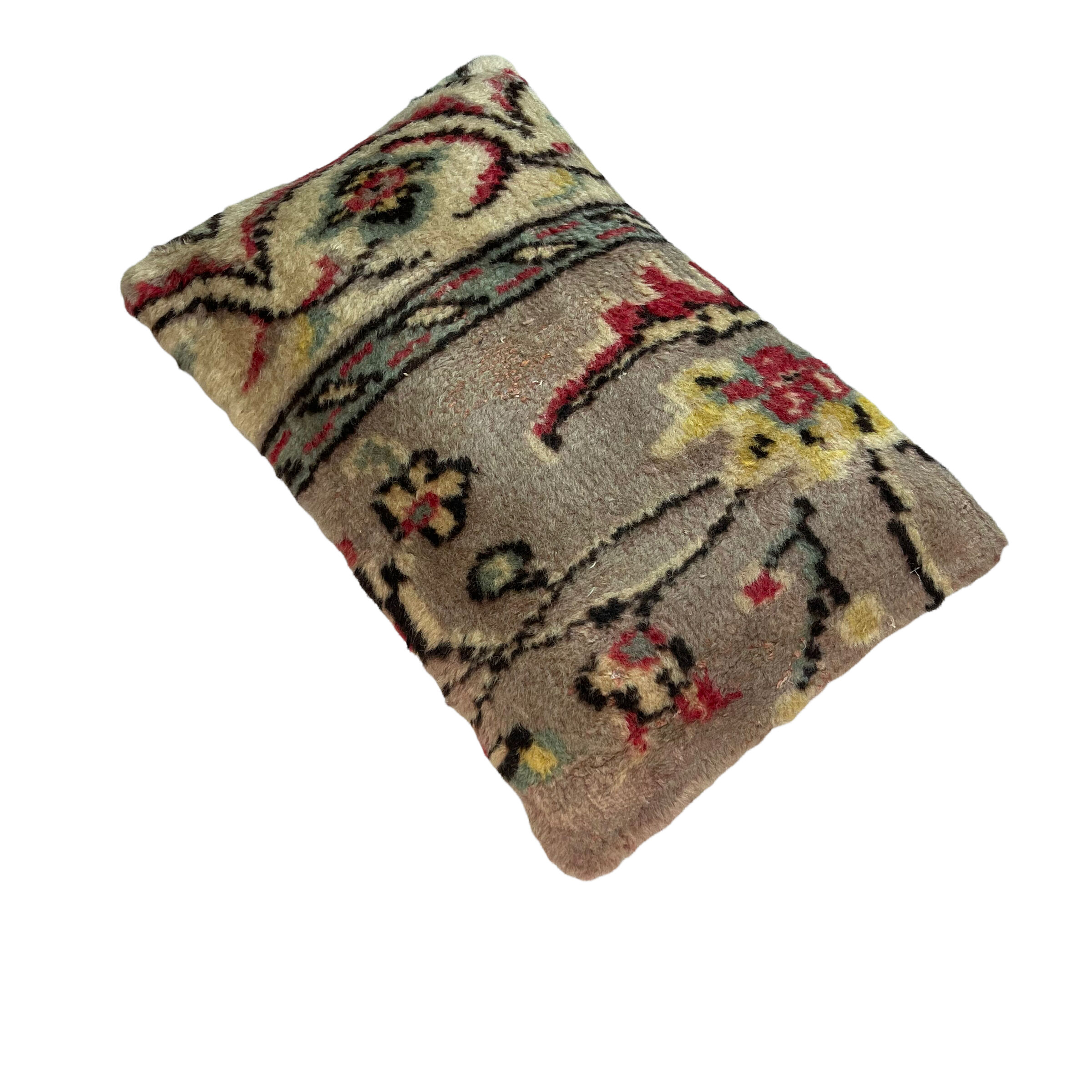 Vintage turkish rug cushion cover, 30 x 50 cm