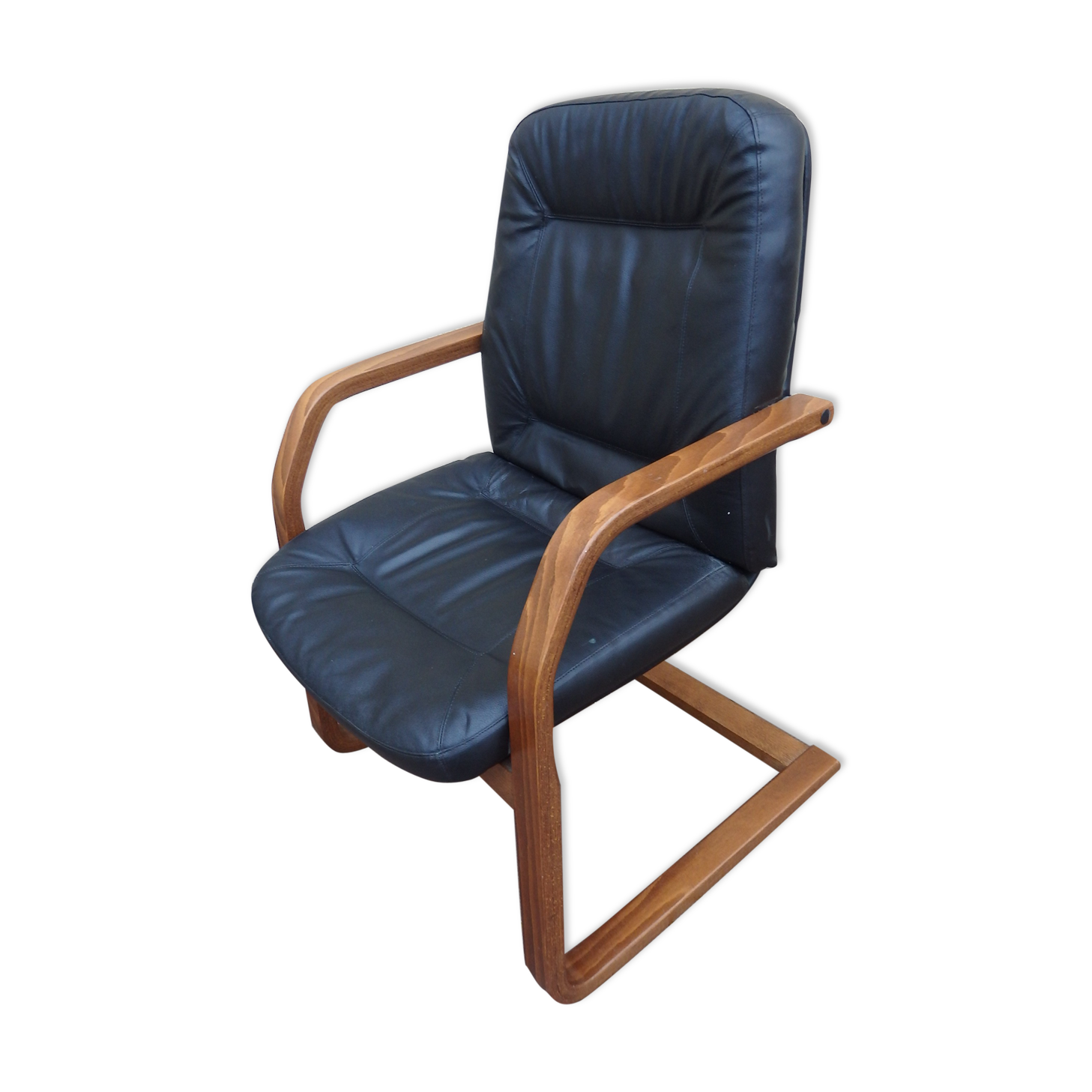 Vintage Prosiege leather leather juke-vm chair