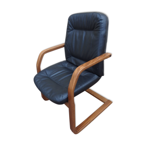 Fauteuil de luxe Juke-vm cuir bois