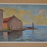 View of martigues mid-twentieth century