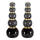 Pair of altuglass candle holders