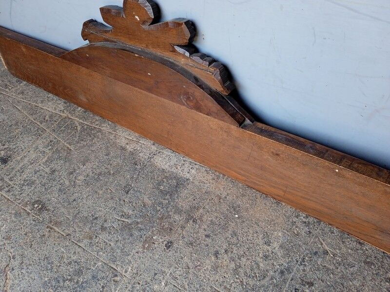 Fronton boiserie bois sculpté style Louis XVI ep XIXem