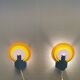 Set of wall lamps from Danish Lyskær, produced in the 80s