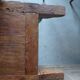 Antique console table in ethnic exotic wood